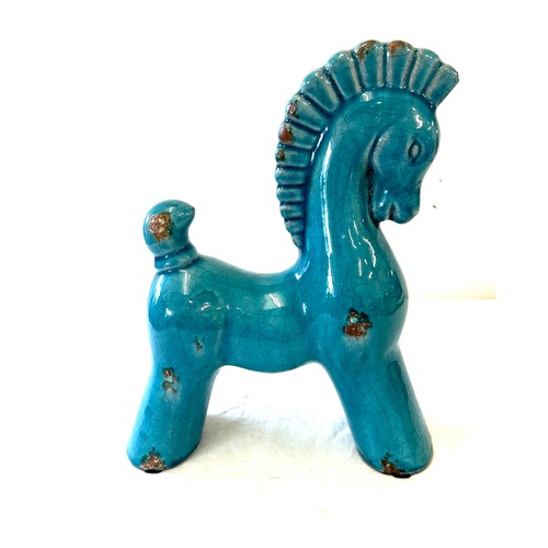 3 - Danish ceramic horse, measures approximately  11 inches tall