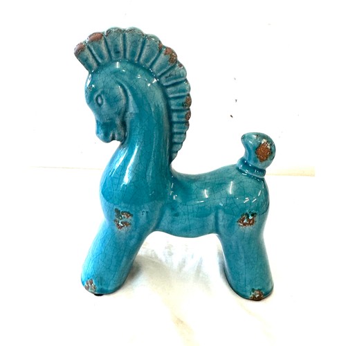 3 - Danish ceramic horse, measures approximately  11 inches tall