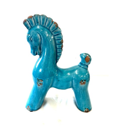 3 - Danish ceramic horse, measures approximately  11 inches tall