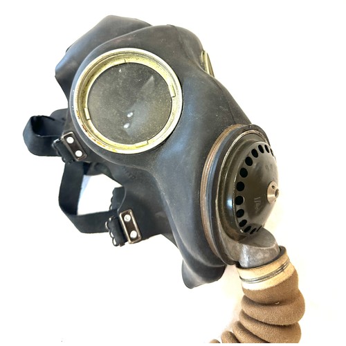 62 - Vintage cased gas mask