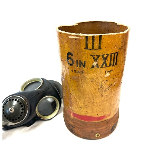 62 - Vintage cased gas mask