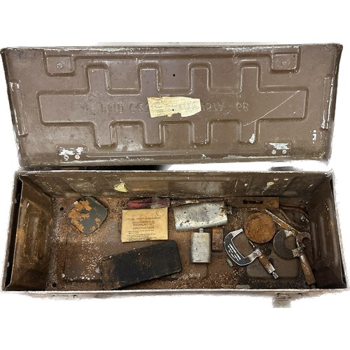 288 - Vintage Ammo box with contents