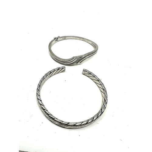 282 - 2 X .925 Minimalist Bangles (70g)