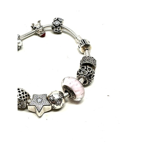 292 - .925 Pandora Bracelet With Charms (56g)