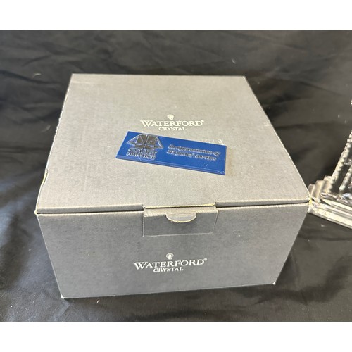 15 - Vintage boxed Waterford Black panel carriage clock