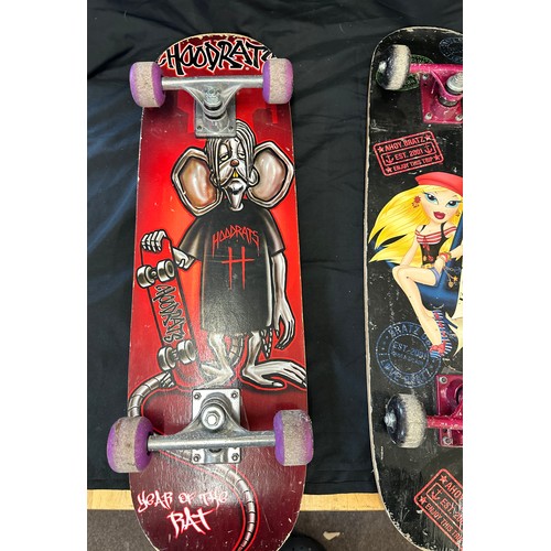 297 - 2 skateboards includes Brats and chewrats