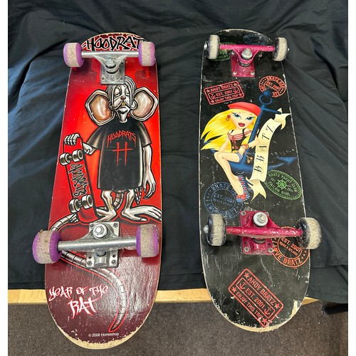 297 - 2 skateboards includes Brats and chewrats