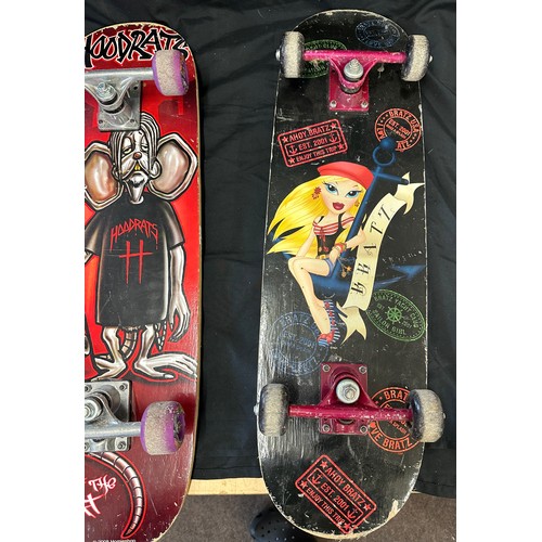 297 - 2 skateboards includes Brats and chewrats