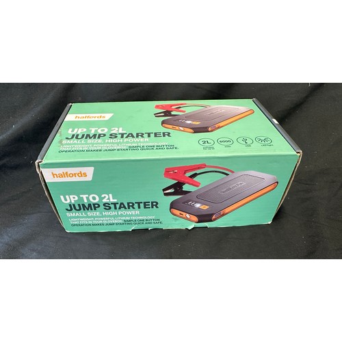 42 - Boxed Halford jump starter 2l