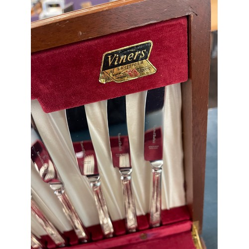 159 - 50 piece canteen of EPNS cutlery set, viners