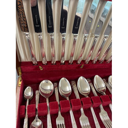 159 - 50 piece canteen of EPNS cutlery set, viners