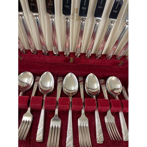 159 - 50 piece canteen of EPNS cutlery set, viners