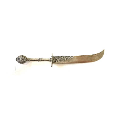 362 - Vintage silver letter opener, made in Palestime