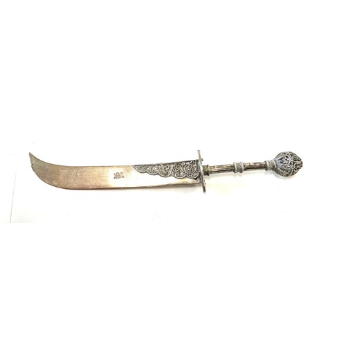 362 - Vintage silver letter opener, made in Palestime