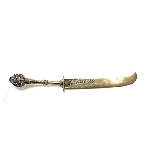 362 - Vintage silver letter opener, made in Palestime