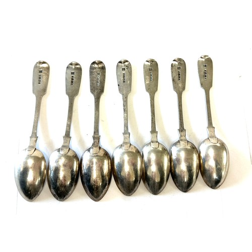 377 - Set of 6 victorian spoons and 1 other, hallmarked, approximate weight 149g