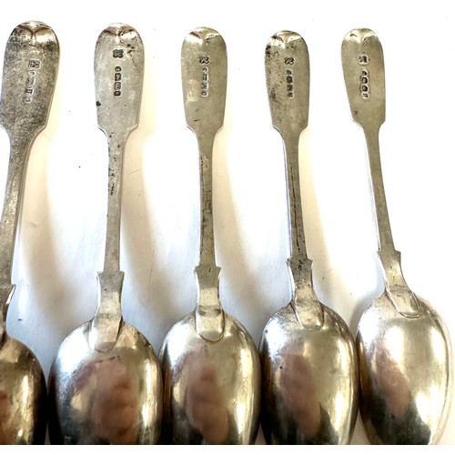 377 - Set of 6 victorian spoons and 1 other, hallmarked, approximate weight 149g