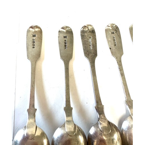 377 - Set of 6 victorian spoons and 1 other, hallmarked, approximate weight 149g