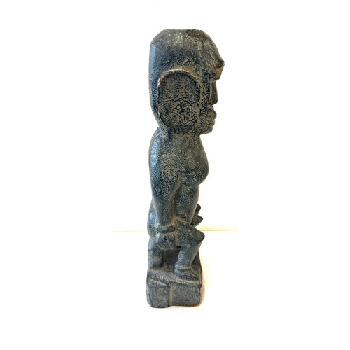 36 - Vintage Tribal wooden figure, approximate height 15.5 inches