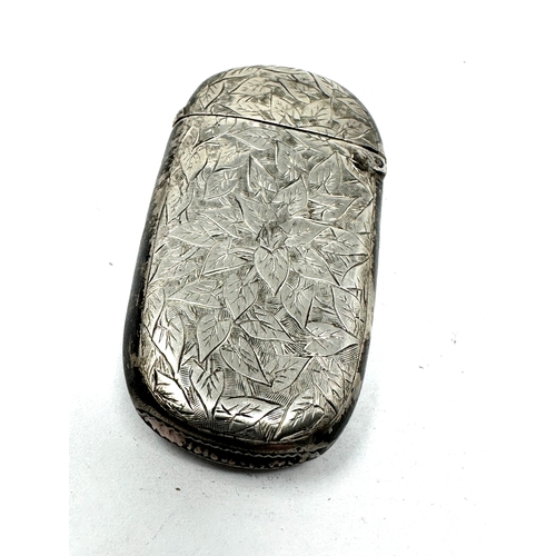 11 - Victorian silver vesta case