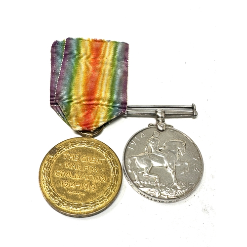 457 - ww1 medal pair to 207440 2.a.m h.w blethyn r.a.f