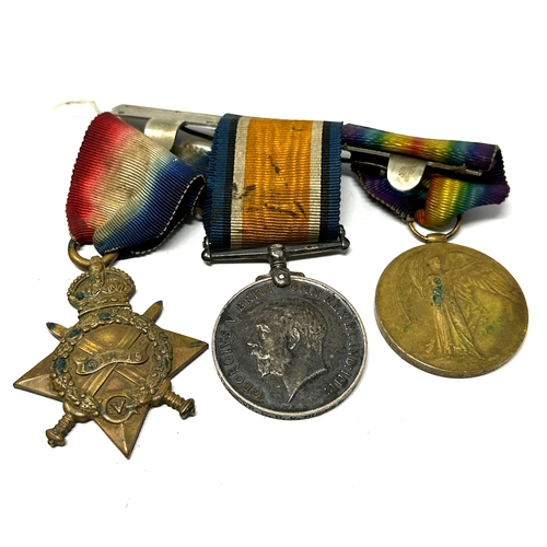 458 - ww1 trio medals to 3151 dvc g.h.m huges r.f.a -r.a