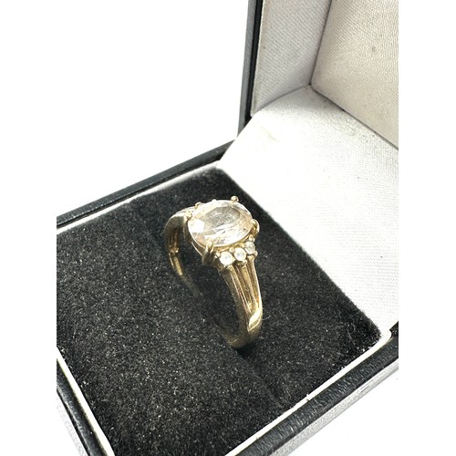 52 - 9ct Gold Zircon Ring (2.8g)