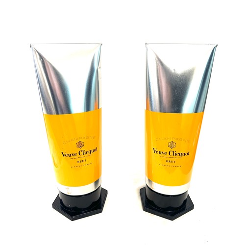 135 - Pair of Display Veuve Clicquot brut covers