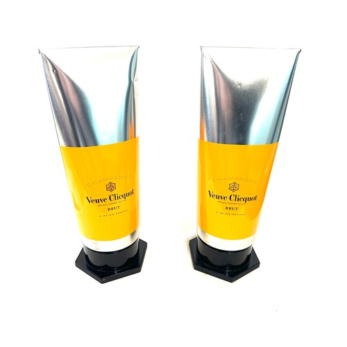 135 - Pair of Display Veuve Clicquot brut covers