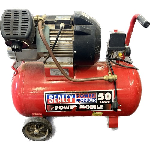 554 - Sealey 50 litre compressor hp 3.0, working order