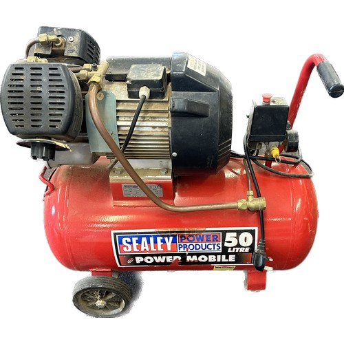 554 - Sealey 50 litre compressor hp 3.0, working order