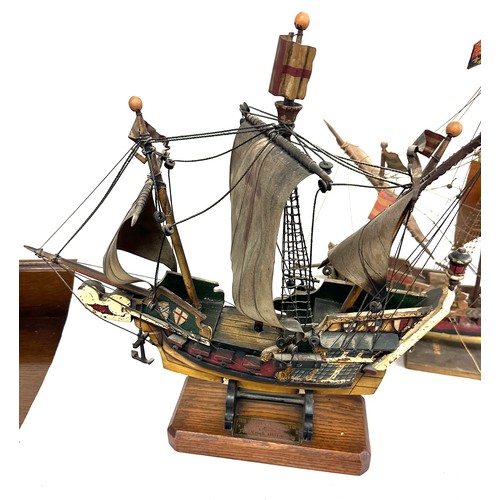 111 - 2 Ship galleon models