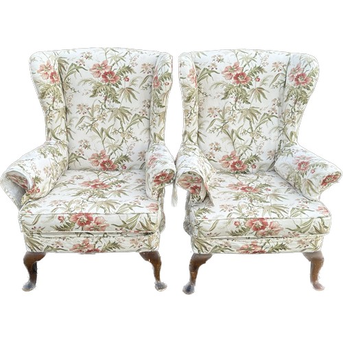 592 - Pair of Parker Knoll fireside chairs