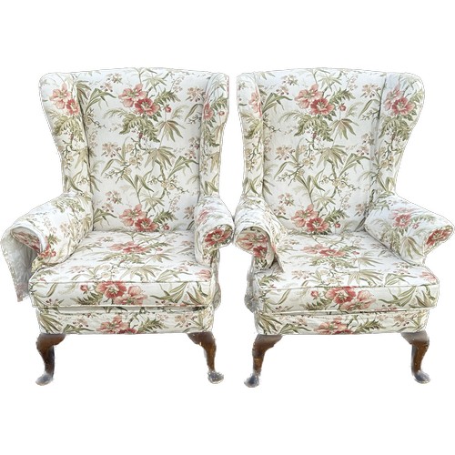 592 - Pair of Parker Knoll fireside chairs