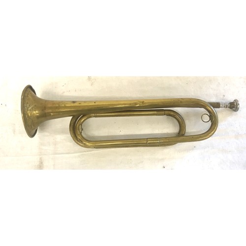 107 - Vintage brass trumpet