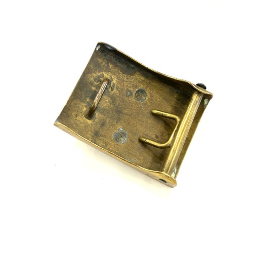 489 - Vintage German Military brass belt buckle