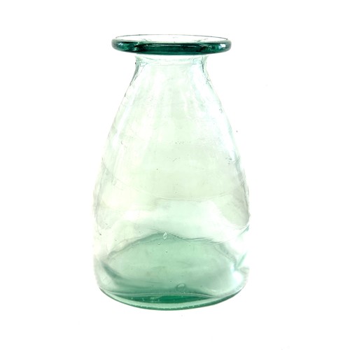 71 - Glass vase measures approximately 14 inches tall