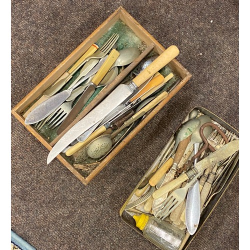 158 - Job lot of assorted cutlery