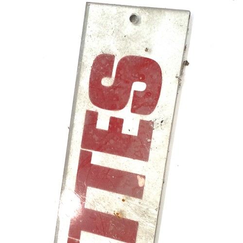 363 - Small perspex cigarette sign measures approximately Height 1.5 inches, Length 9.5 inches