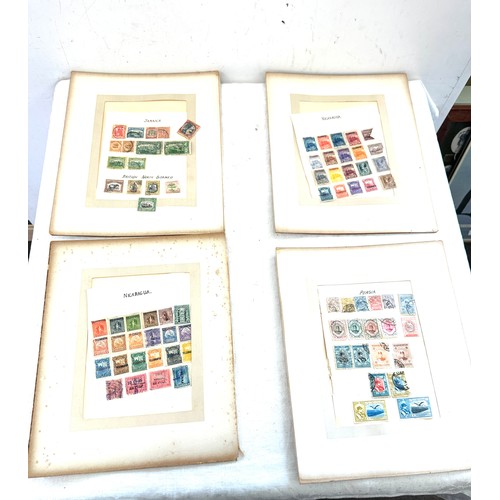 127 - 4 Pages of stamps