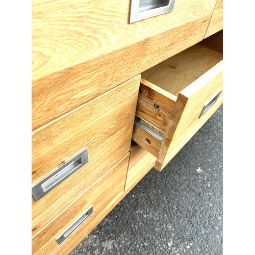 561 - Napoleon bedroom 3 drawer over 4 drawer chest measures approx 30 inches tall by 57 inches wide and 1... 