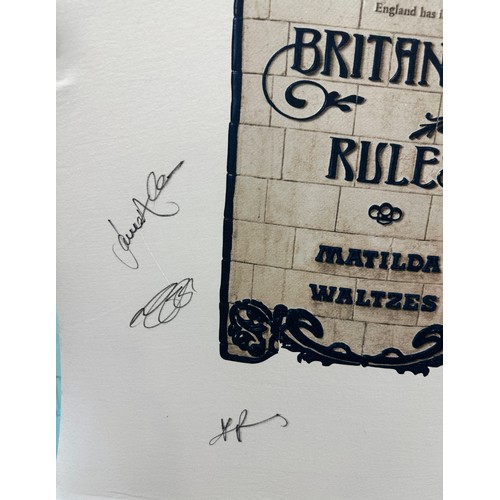 354 - Marstons Pedigree Britannia Rules signed t-shirt from the England cricket team 2010 to include signa... 