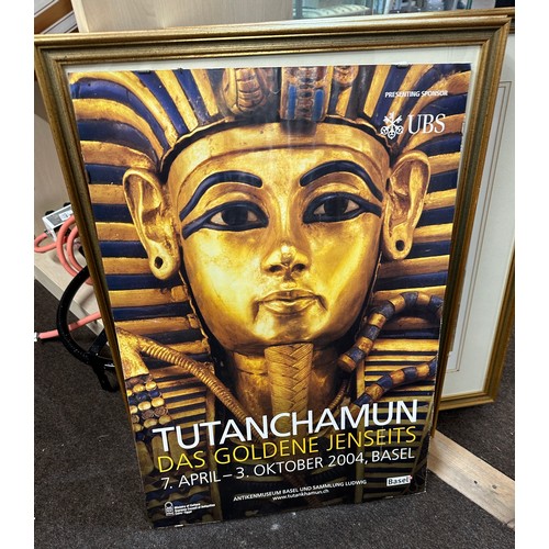 307 - Tutanchamun poster, measures approximately 70cm tall by 50cm wide