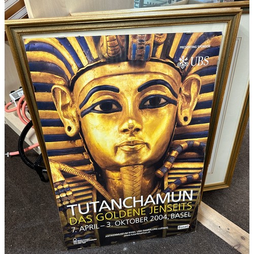 307 - Tutanchamun poster, measures approximately 70cm tall by 50cm wide