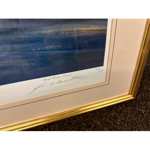 325 - Framed limited edition signed print, Operation desert storm 1991, number 44/850. Signiture Frank Woo... 