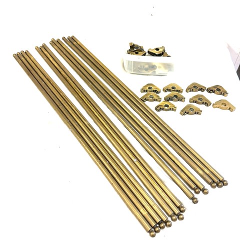 174 - 13 Solid brass stair rails with fixings