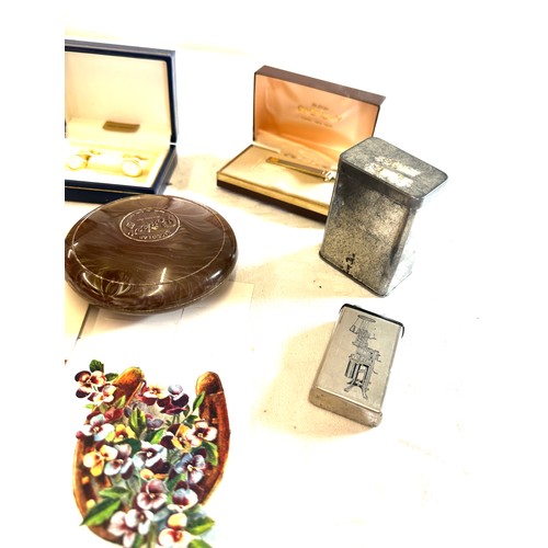 66 - Selection of collectable items includes stamps, baccy flaps etc