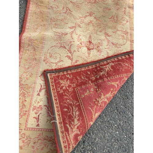 361 - Vintage lounge rug, approximate measurements: 94 x 26 inches, some sun bleaching