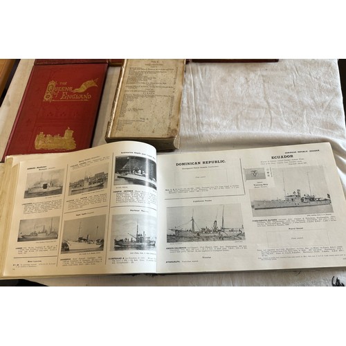 333 - Antiquarian books plus 1943- 44 janes fighting ships