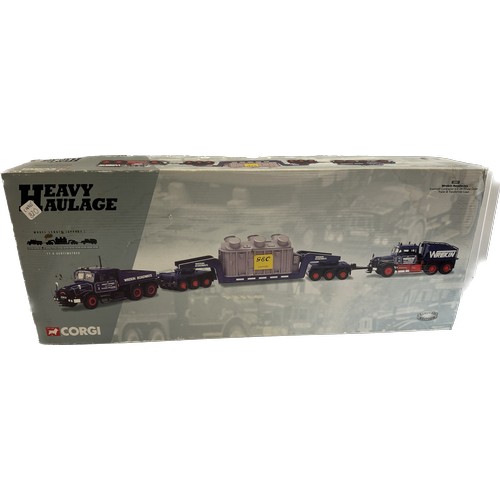 197 - Corgi 1:50 Heavy Haulage 18007 Wrekin Roadways Scammell Contractor, complete in original box (some d... 